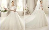 VESTIDO DE NOIVA BRANCO COM BOLERO INCLUSO