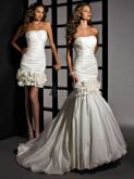 VESTIDO DE NOIVA BRANCO 2 EM 1